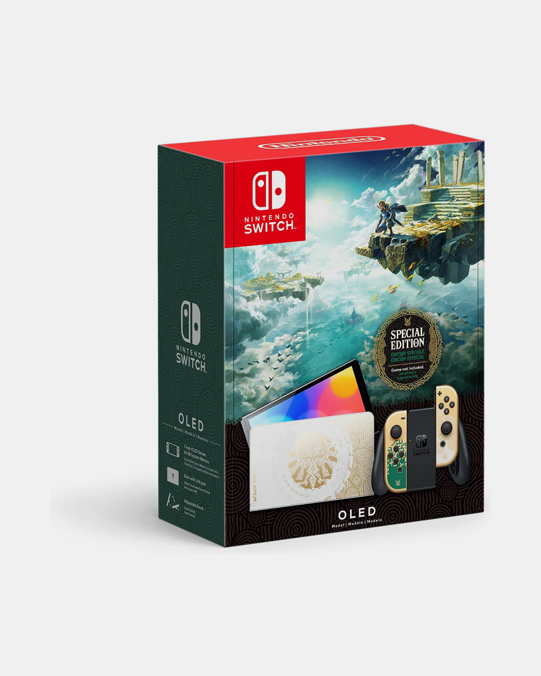 Retro Zelda Wired Controller box art for Nintendo Switch