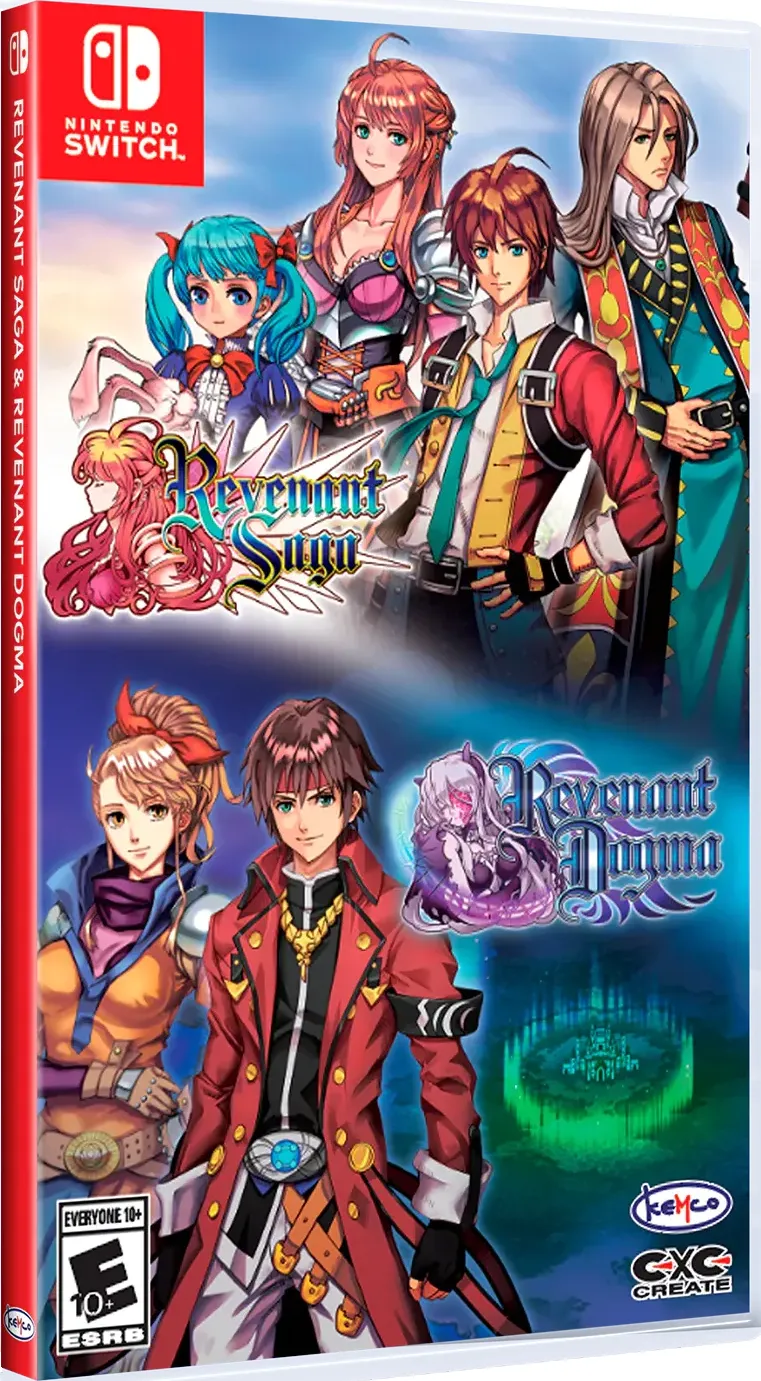 Revenant Saga & Revenant Dogma box art for Nintendo Switch