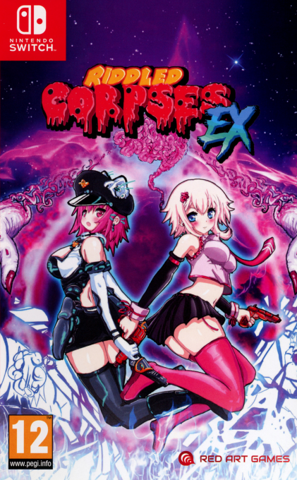 Riddled Corpses EX box art for Nintendo Switch