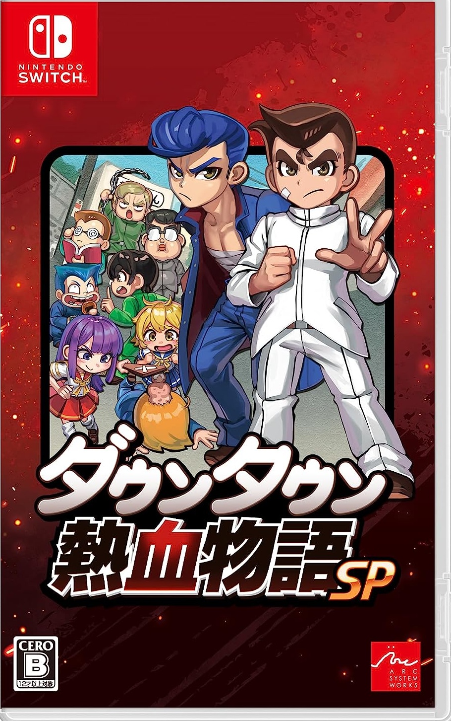 River City Rival Showdown box art for Nintendo Switch