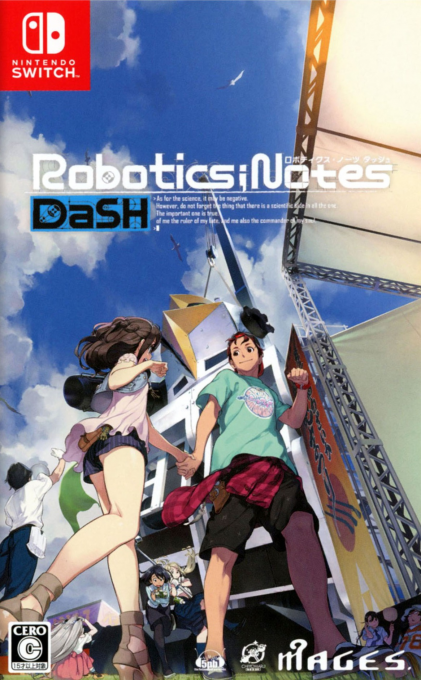 Robotics;Notes Dash box art for Nintendo Switch