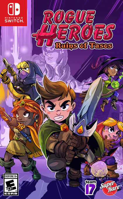 Rogue Heroes Ruins of Tasos box art for Nintendo Switch