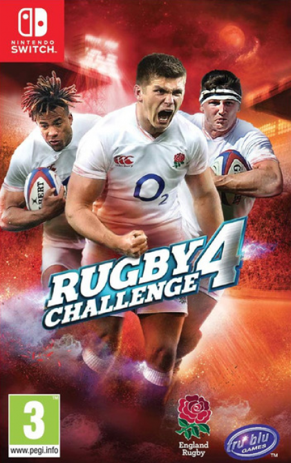 Rugby Challenge 4 box art for Nintendo Switch