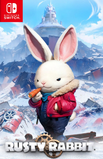 Rusty Rabbit box art for Nintendo Switch