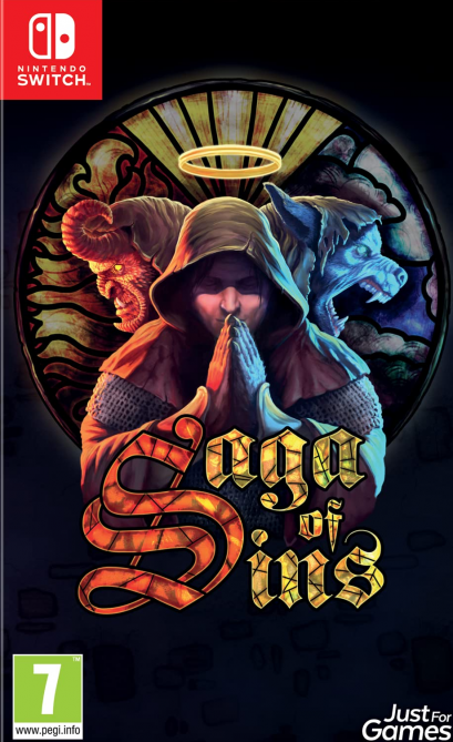 Saga of Sins box art for Nintendo Switch