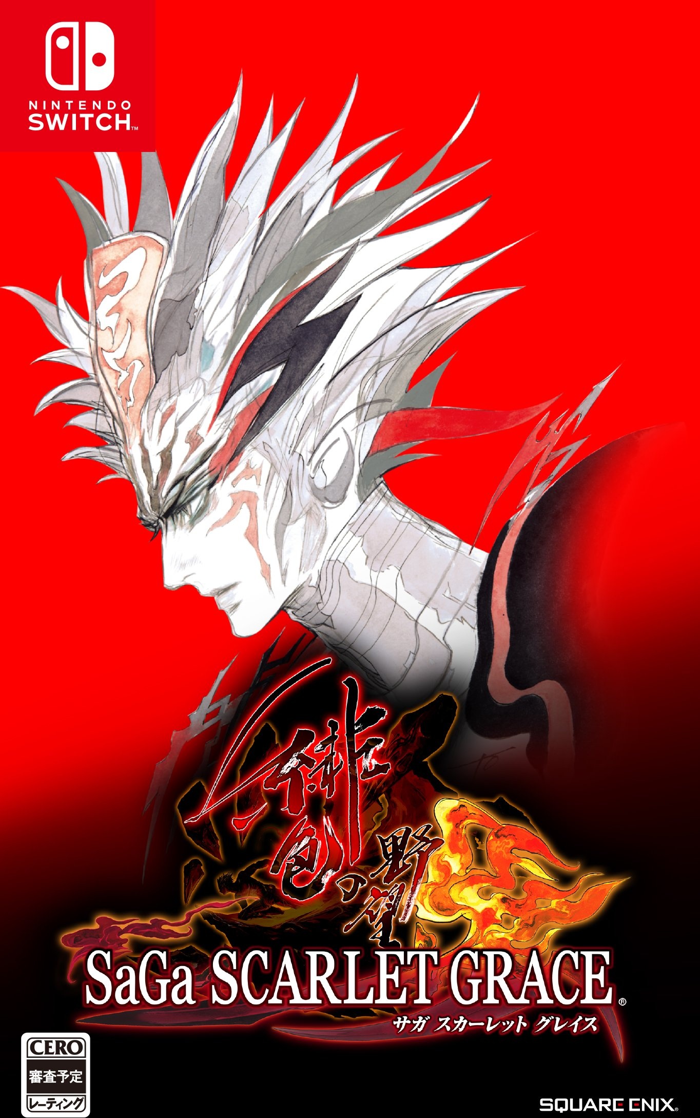 SaGa: Scarlet Grace Ambitions box art for Nintendo Switch