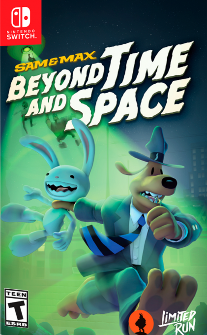 Sam & Max: Beyond Time and Space box art for Nintendo Switch