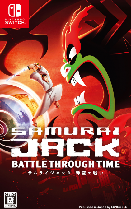 Samurai Jack: Battle Through Time box art for Nintendo Switch