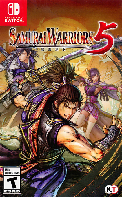 Samurai Warriors 5 box art for Nintendo Switch