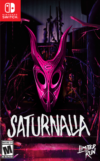 Saturnalia box art for Nintendo Switch