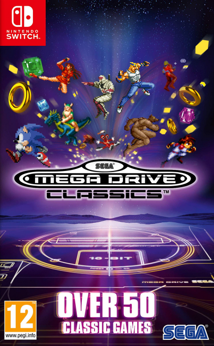 Sega Mega Drive Classics box art for Nintendo Switch