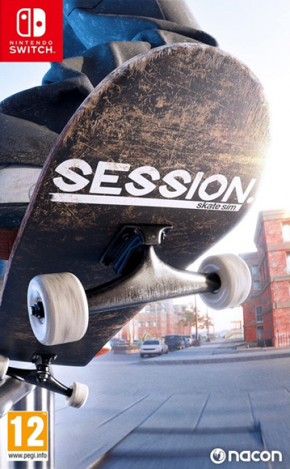 Session: Skate Sim box art for Nintendo Switch