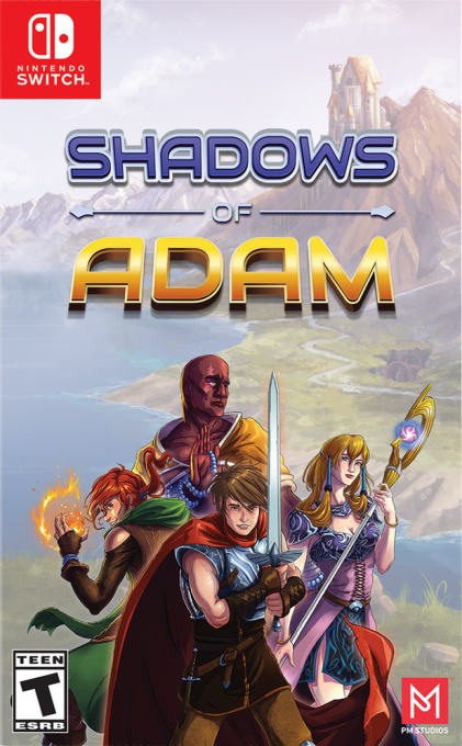 Shadows of Adam box art for Nintendo Switch