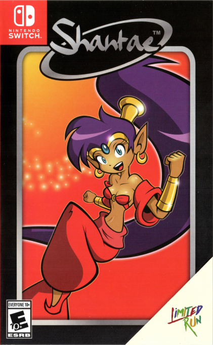 Shantae box art for Nintendo Switch