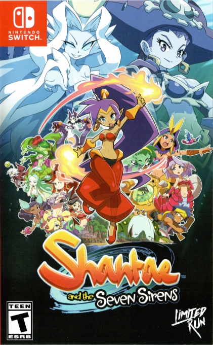 Shantae and the Seven Sirens [Best Buy Edition] box art for Nintendo Switch