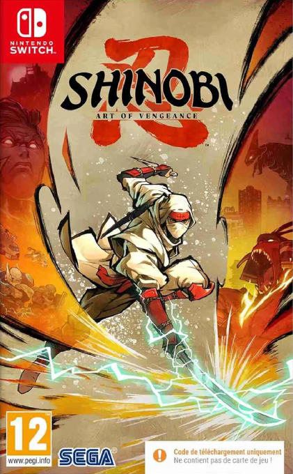 Shinobi: Art Of Vengeance box art for Nintendo Switch