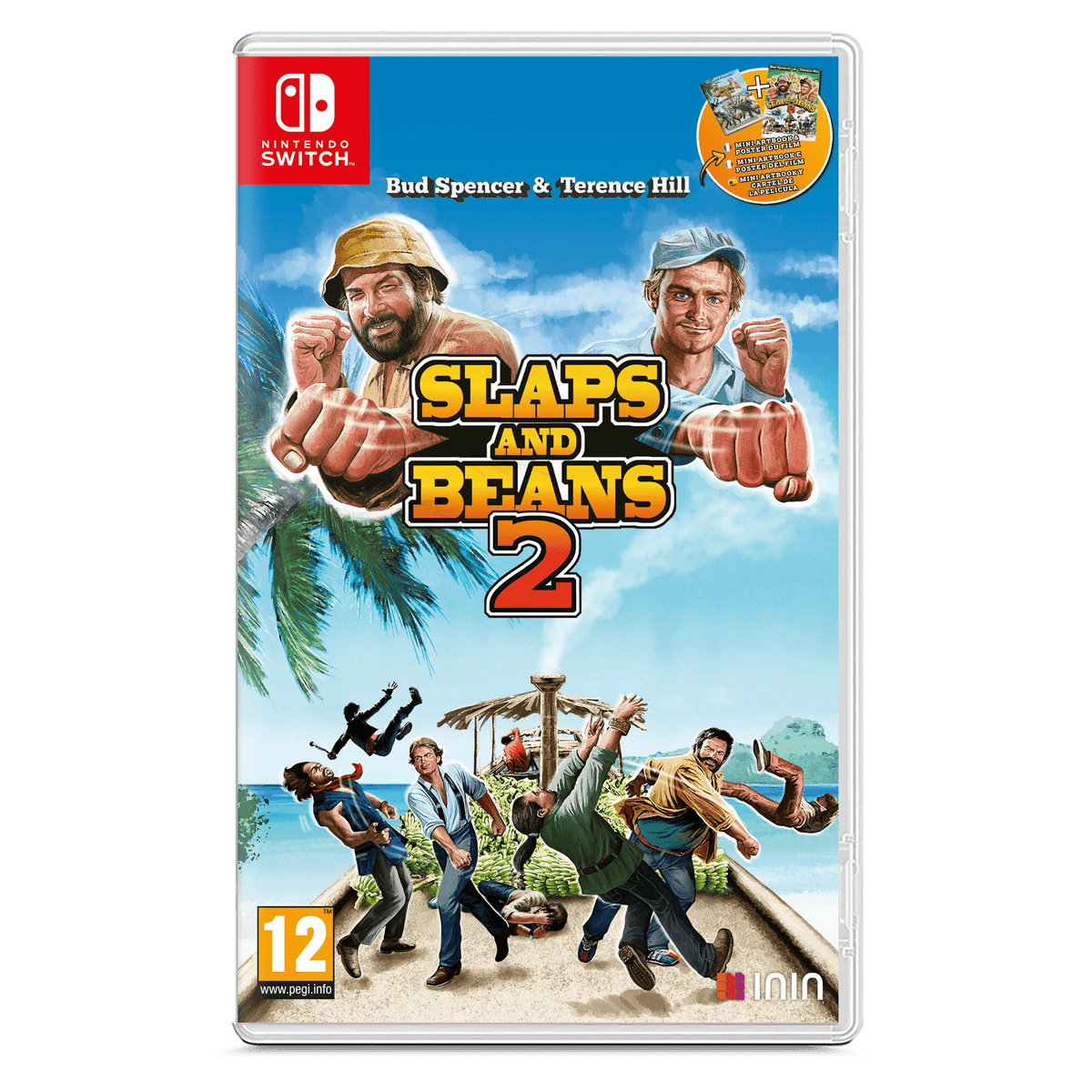 Slaps and Beans 2 box art for Nintendo Switch
