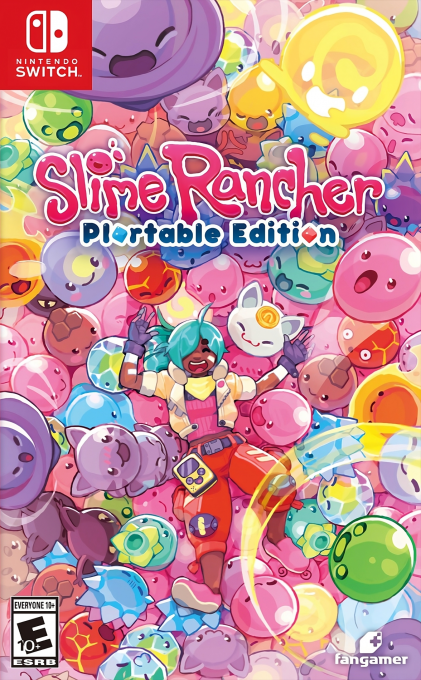 Slime Rancher: Plortable Edition box art for Nintendo Switch