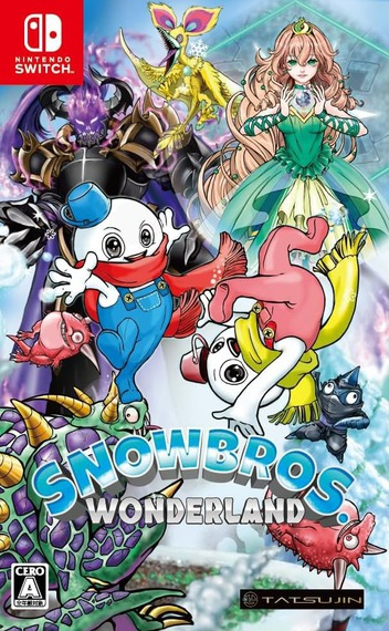 Snow Bros. Wonderland box art for Nintendo Switch