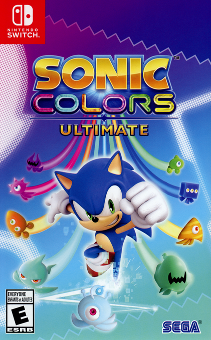 Sonic Colours: Ultimate box art for Nintendo Switch