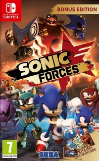 Sonic Forces Bonus Edition box art for Nintendo Switch