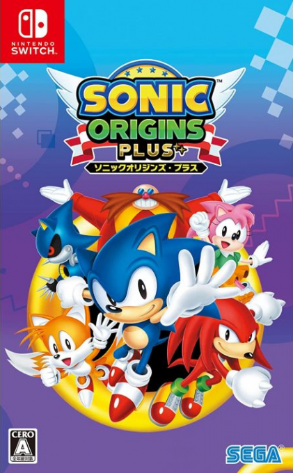 Sonic Origins Plus box art for Nintendo Switch