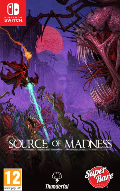 Source of Madness box art for Nintendo Switch