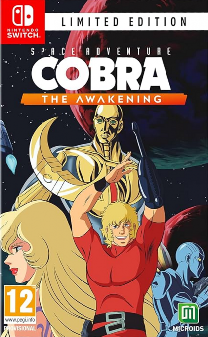 Space Adventure Cobra: The Awakening box art for Nintendo Switch