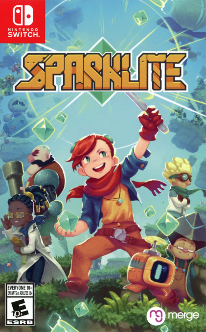 Sparklite box art for Nintendo Switch