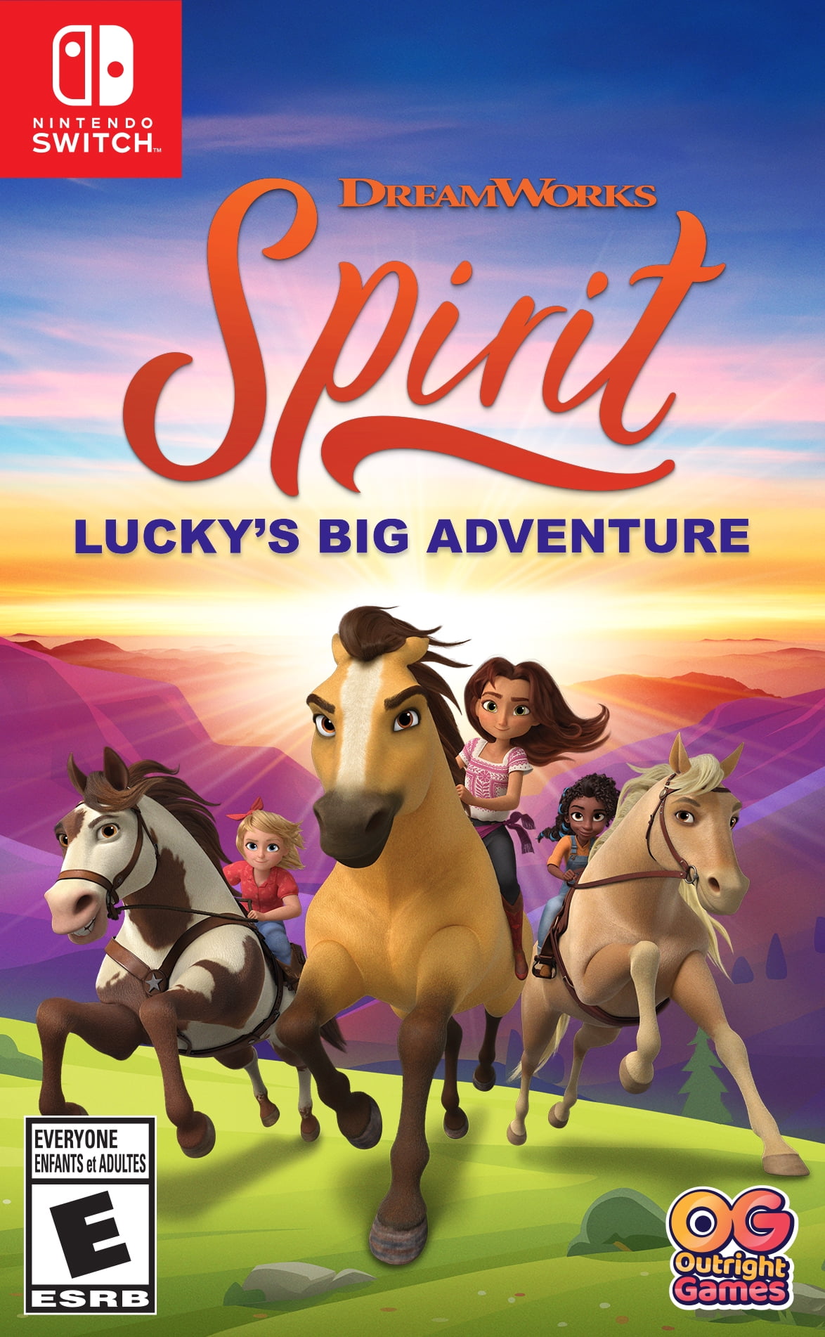Spirit: Lucky's Big Adventure box art for Nintendo Switch