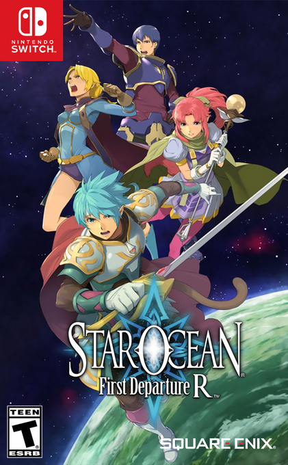 STAR OCEAN First Departure R box art for Nintendo Switch