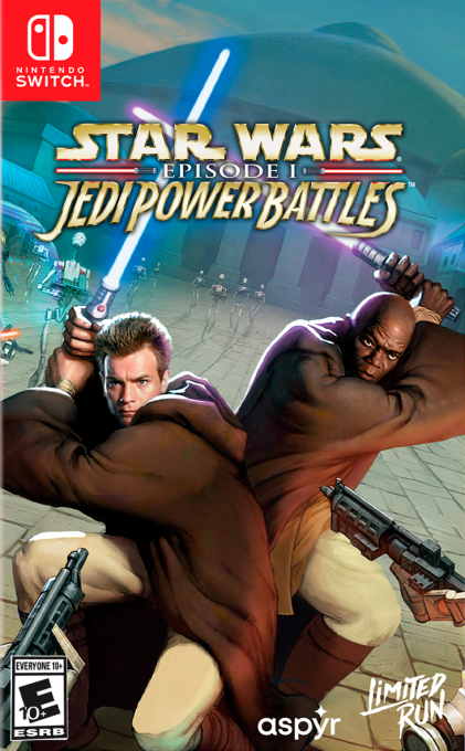 Star Wars Episode I Jedi Power Battles box art for Nintendo Switch