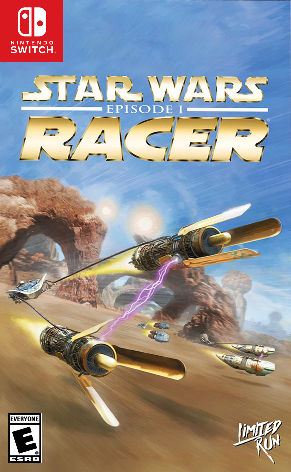 Star Wars Episode I: Racer box art for Nintendo Switch