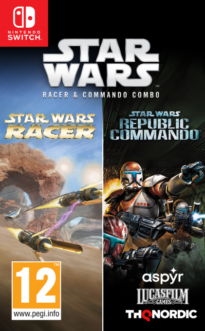 Star Wars Racer & Commando Combo box art for Nintendo Switch