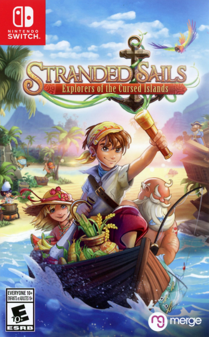Stranded Sails: Explorers of the Cursed Islands box art for Nintendo Switch