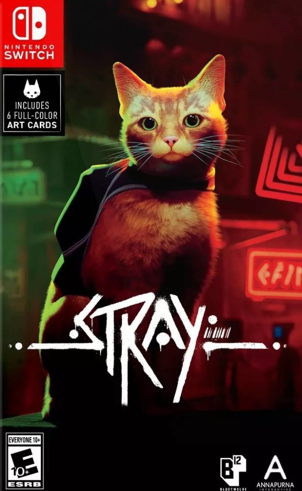 Stray box art for Nintendo Switch