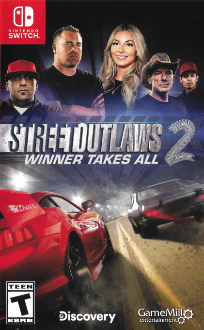 Street Outlaws 2: Winner Takes All box art for Nintendo Switch