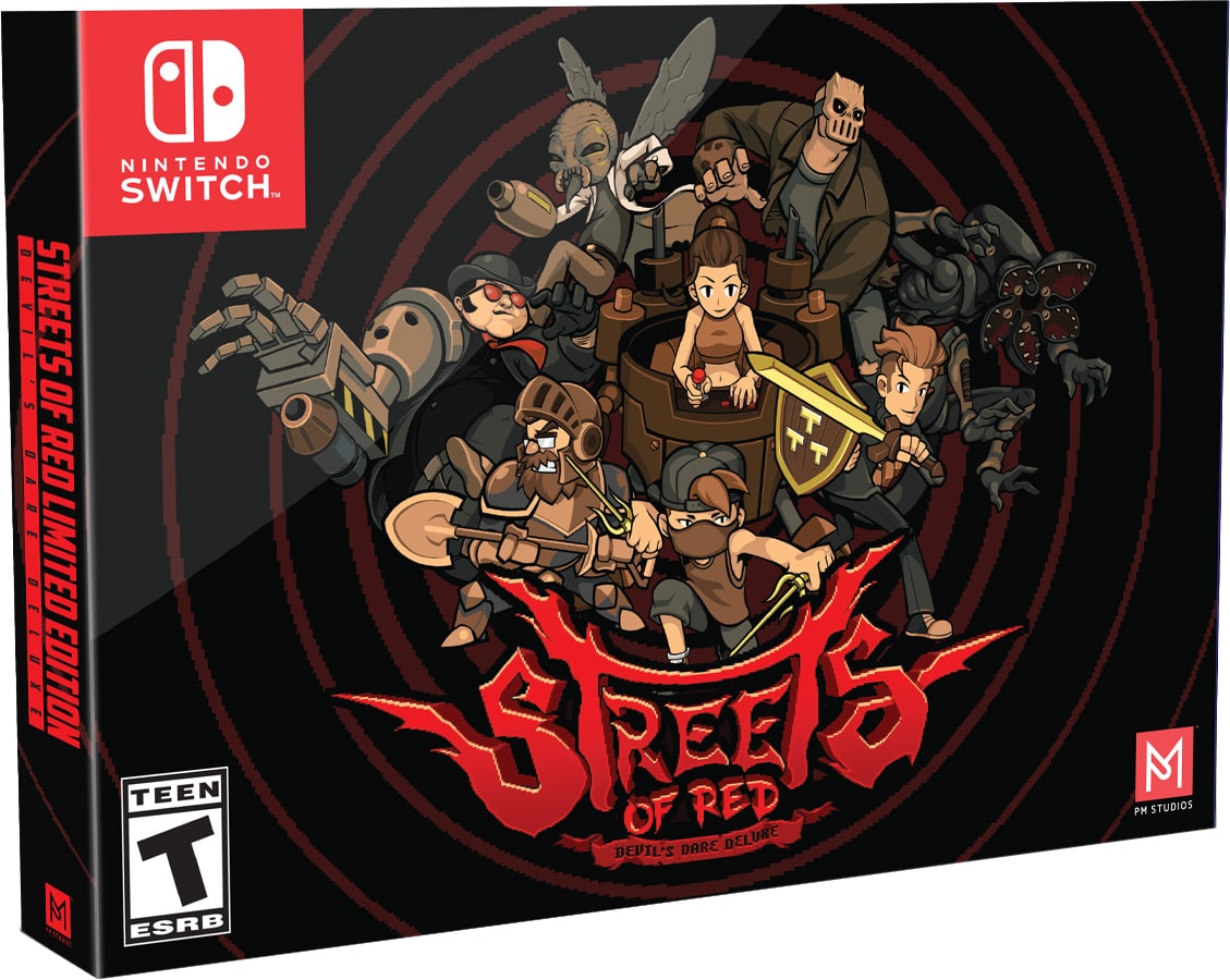 Streets Of Red Collector's Edition box art for Nintendo Switch