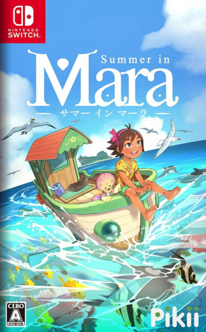 Summer in Mara box art for Nintendo Switch