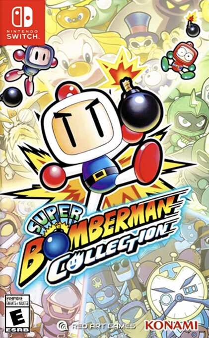 Super Bomberman Collection box art for Nintendo Switch