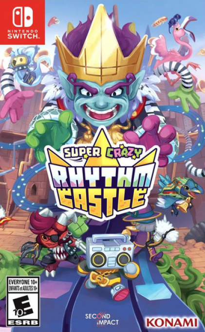 Super Crazy Rhythm Castle box art for Nintendo Switch