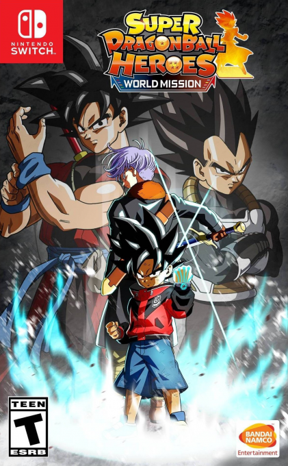 Super Dragon Ball Heroes World Mission box art for Nintendo Switch