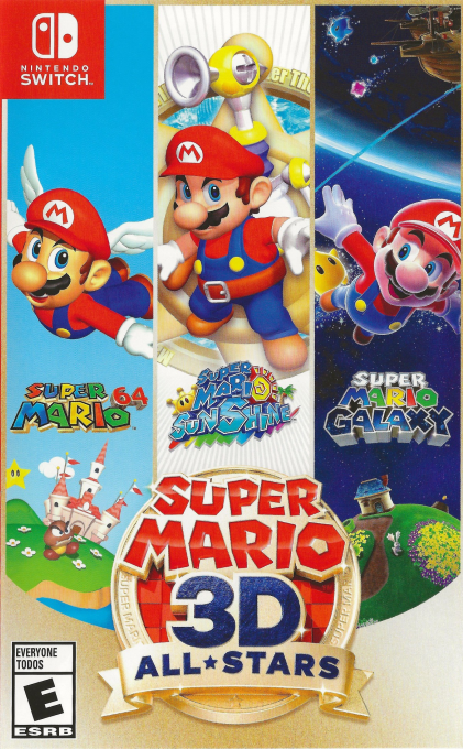 Super Mario 3D All-Stars box art for Nintendo Switch