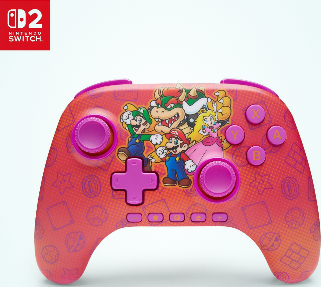 Super Mario Bros. Wired Controller box art for Nintendo Switch