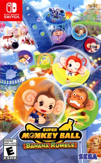 Super Monkey Ball: Banana Rumble box art for Nintendo Switch