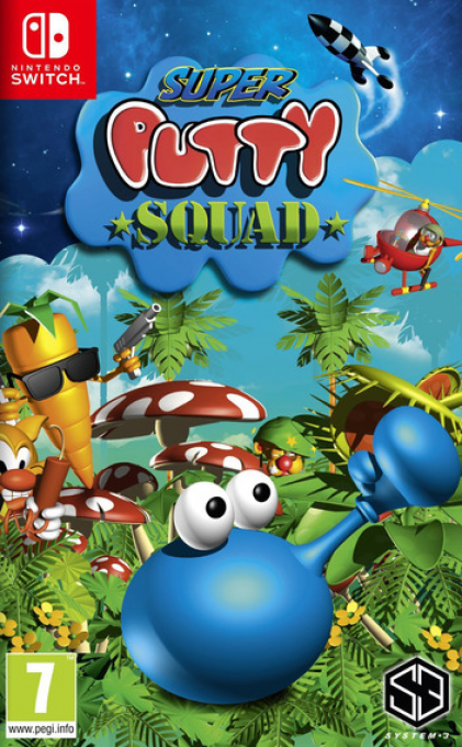 Super Putty Squad box art for Nintendo Switch
