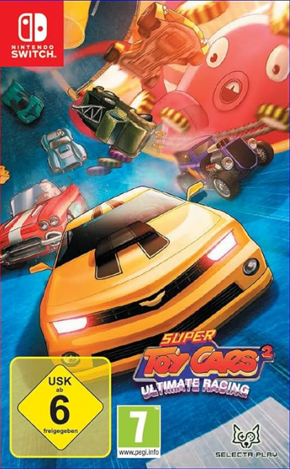 Super Toy Cars 2: Ultimate Racing box art for Nintendo Switch