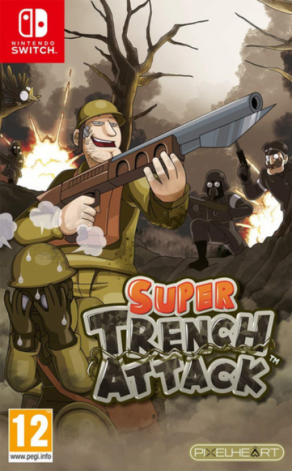 Super Trench Attack box art for Nintendo Switch