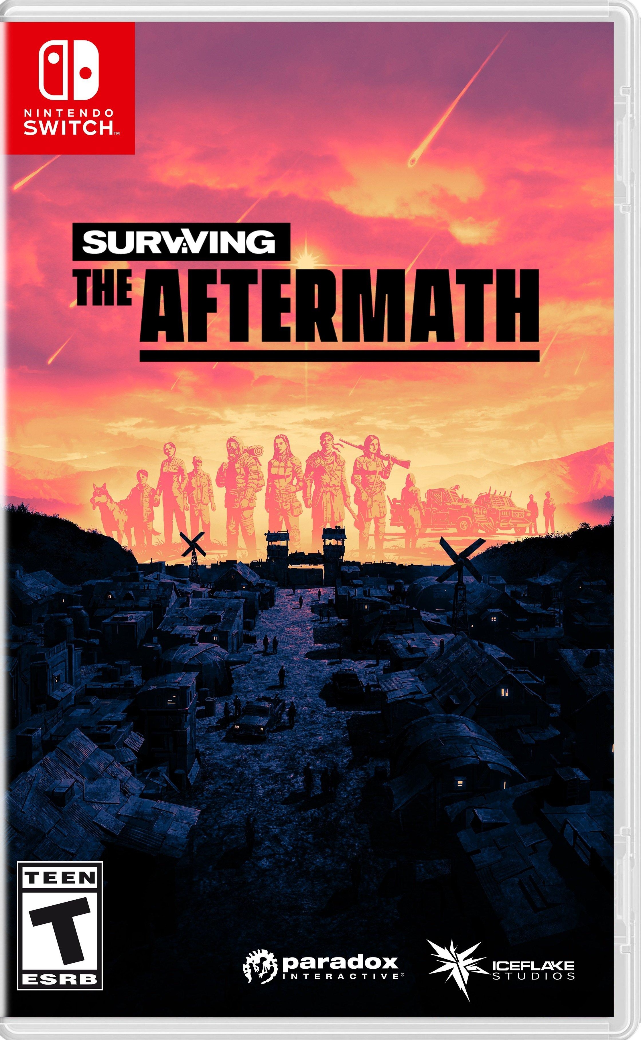 Surviving the Aftermath box art for Nintendo Switch