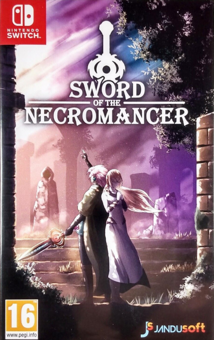 Sword of the Necromancer box art for Nintendo Switch